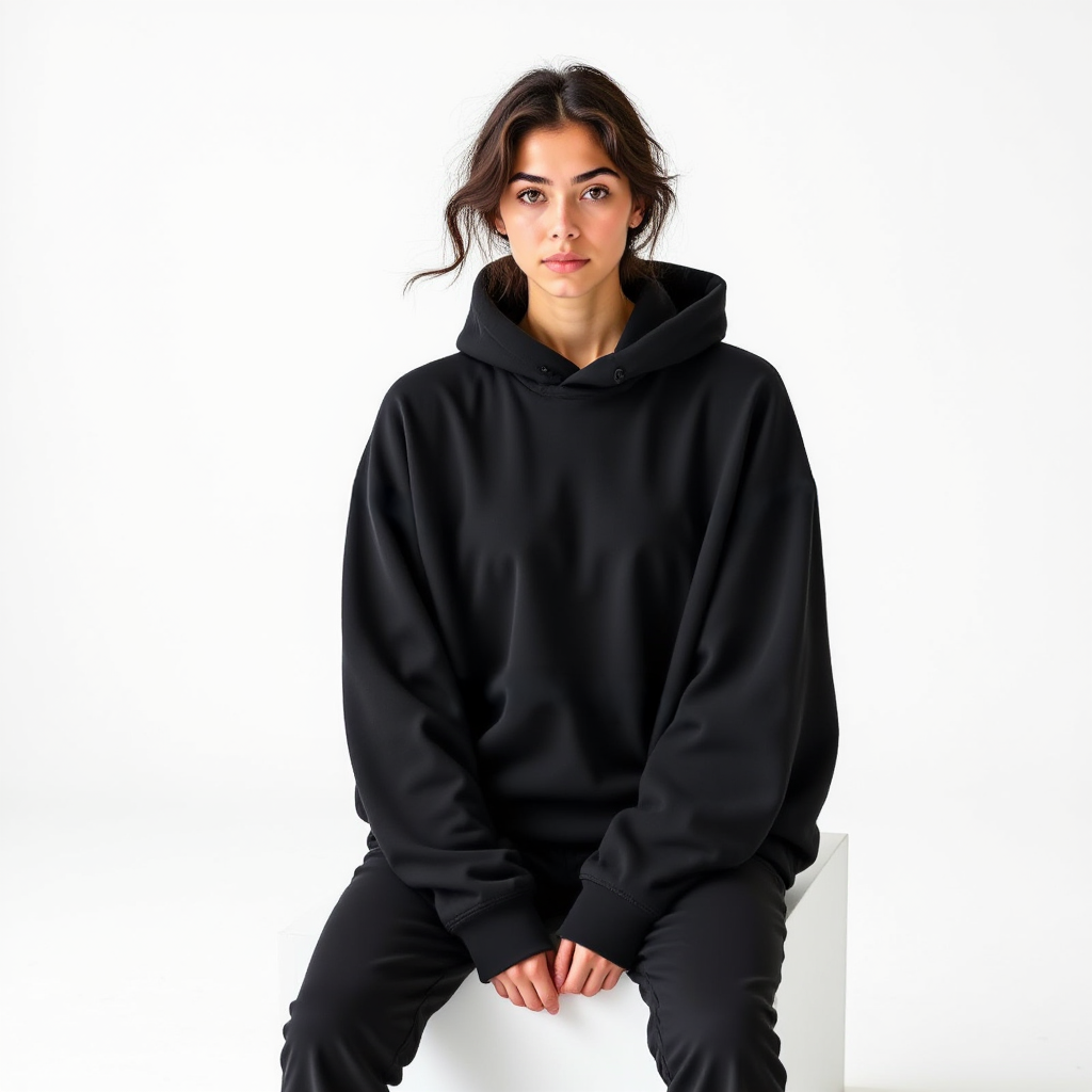 a_young_woman_sits_on_a_white_cube_block_in_a_bright_minimalistic_studio_captured_from_the_waist_up_09pe8f604hjyezar23fu_0